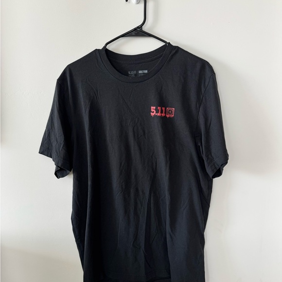 5.11 Tactical Other - 5.11 Tactical Black Tee with Red Accents